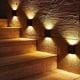 thumbnail image 3 of FloreceBien New One Luces solares para exteriores, luces para cercas y decoraciones para exteriores para patios, luces de pared impermeables, adecuadas para jardines, pasillos, escalones y paredes, 3 of 6