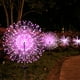 thumbnail image 4 of Luces solares para jardín con fuegos artificiales JJgoo, 120 LED, 2 modos, color rosa, 4 of 9