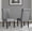 Gray, variant on Solid Wood Tufted Dining Chairs Set of 2, Fabric Upholstery, Mid-Century Modern Style High Back Chair for Dining Room & Kitchen