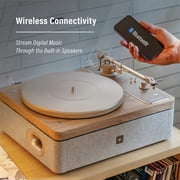 Crosley E100 Record Player with Speakers and Vibration Block Technology