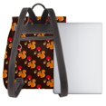 thumbnail image 3 of Gaeub Cute Squirrel Print Women's Leather Backpack,Travel Laptop Backpack,Fashion Ladies Leather Backpack Bag for Travel,Leather Drawstring Daypack for Me, 3 of 4