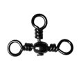 thumbnail image 1 of 100pcs Three Way Cross-Line Fishing Barrel Swivels Fast Rolling Swivels Fishing Lures Connector, 1 of 6