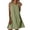Green, variant on Plus Size Sun Dresses for Womens 2026 Fashion Summer Solid Color Cotton Imitation Dress Round Neck Sleeveless Casual Dress