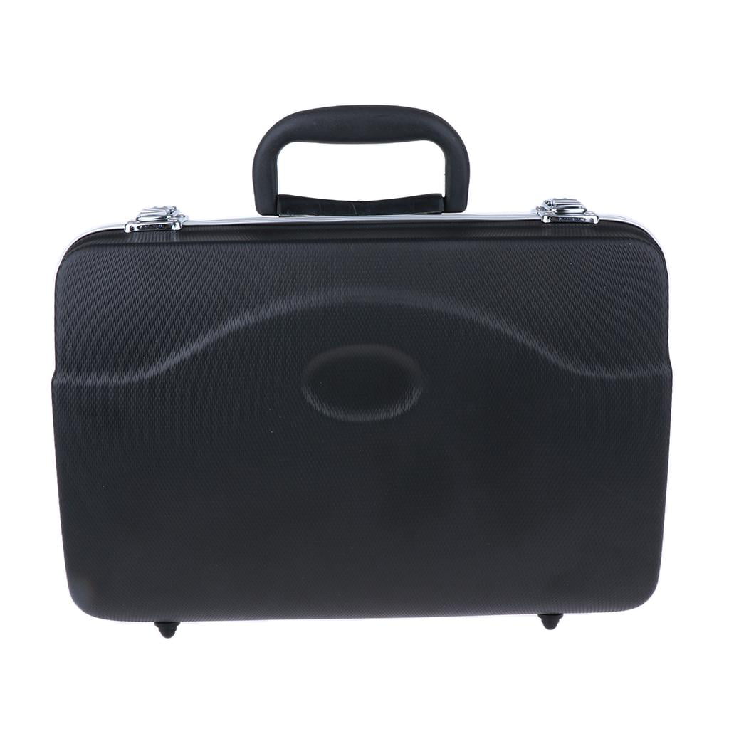 Clarinet Case Organizer Suitcase with Interior Lining Waterproof Portable Woodwind Instrument Accessory
