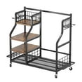 thumbnail image 2 of Almencla Golf Bag Storage Garage Organizer Golfing Equipment Rack for Basement Garage, 2 of 8