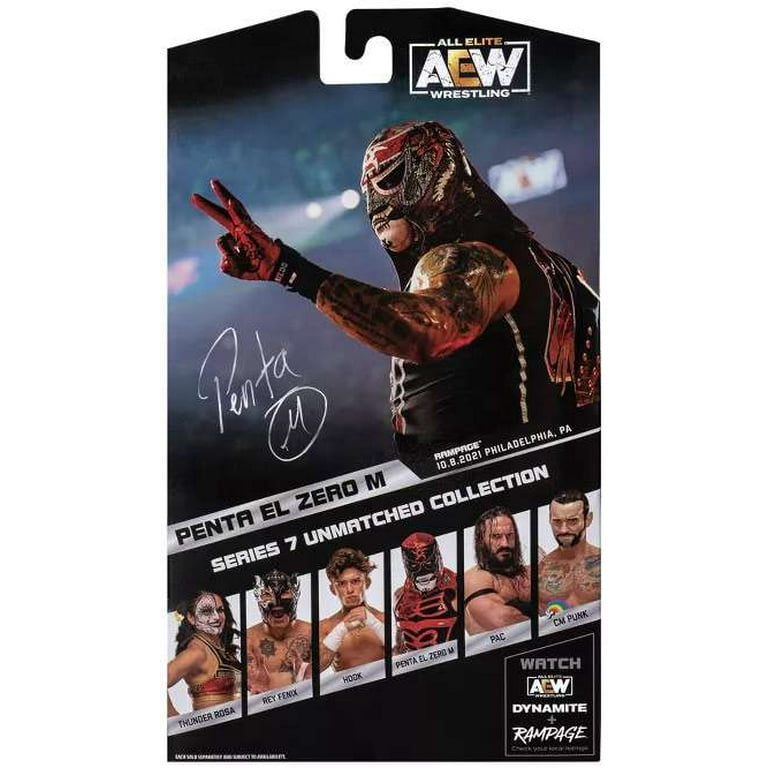 AEW Unmatched Penta El Zero - 6 inch Figure with Tag Team Title