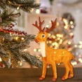 thumbnail image 5 of Yhmxh Deer Decorative Figurine, 9.8 in Christmas Reindeer Stuffed Animal Cute Deer Plush Stuffed Animal Xmas Plush Gift Toy Winter Christmas Decoration Elk Statue for Woodland Holiday Decoration, 5 of 7