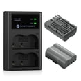 thumbnail image 1 of Batería FirstPower EN-EL3e 2200 mAh x2 con cargador dual Nikon, 1 of 7