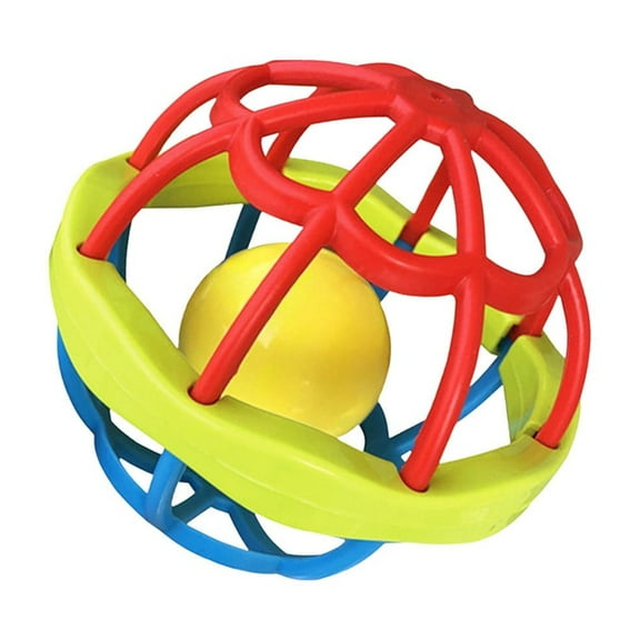 Wmkox8yii Baby Rattle Balls Easy Grip,Infant Sensory Toys for 3-12 Months,Practice Hand Grip Motor Skills,BPA-Free,for Pressing and Soothing Baby Infant Shaking Toys
