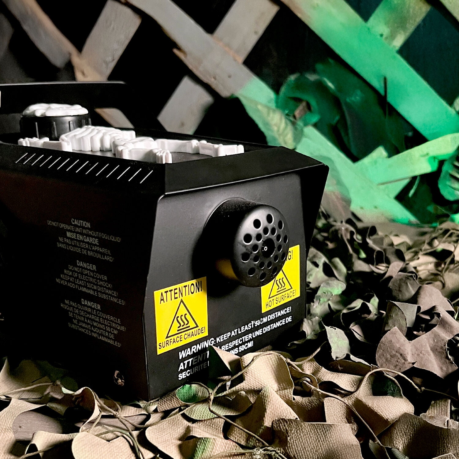 Haunted Hill Farm Haunted Hill Farm Fog & Smoke Machine with Wireless Remote, HH400FOGMCHN-1F