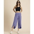 thumbnail image 7 of Moomaya Solid Tulip Pants For Women, Zumba Dance Jersey Crop Pants, 7 of 7