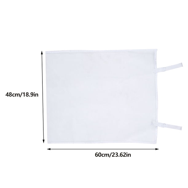 Bolsa de almacenamiento colgante transpirable junto a la cama bolsa de almacenamiento colgante grande para juguetes de bebé organizador colgante de ropa sucia blanco mediano ANGGREK Otros