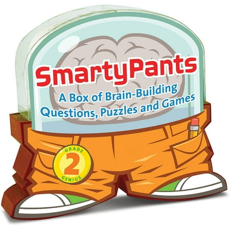 Melissa & Doug Smarty Pants 2nd Grade Card Set - 120 Educational Brain-Building Questions, Puzzles, and Games