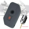 thumbnail image 1 of 2pcs Silicone Remote Cover Portable Car Key Shockproof Case Keyless Starter Shell Shockproof Keys Covers for Auto Accessories, 1 of 7