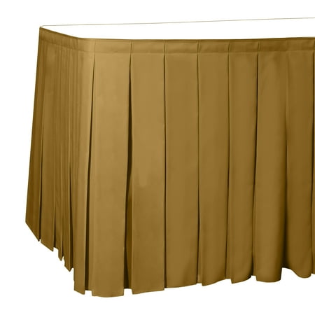 

Ultimate Textile Polyester Table Skirt - 42 Cocktail Bar Height