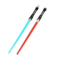 thumbnail image 2 of 2 piezas de juguete de espada intermitente con luz LED de sable con sonido 1 azul 1 rojo, 2 of 9