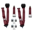 thumbnail image 1 of Burgandy Ensemble de Ceinture de Sécurité Rétractable avec Support pour Avion VW Type 1 3 Points 1968-1983 - 2 Ceintures, 1 of 1