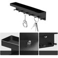 thumbnail image 1 of Soporte para llaves CARBONLIKE, estante para llaves negro, organizador de llaves, riel de gancho con estante, organizador de pared ZefeiWu 1327534175929, 1 of 1