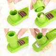 thumbnail image 2 of a Green Kitchen Manuel Moulin Ail Plucheur Ail En Silicone Brosse De Nettoyage Presse-ail Trancheuse Ail Presse-ail Coupe-ail En Acier Inoxydab, 2 of 5