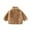 Khaki, variant on Baby Girls Winter Coat Jacket Cute Jacket for Baby Warm Outerwear Warm Thick Clothes 12-18 Months