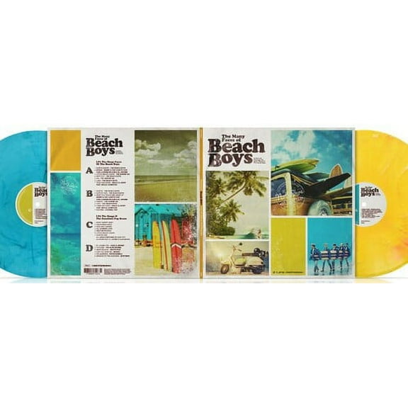 Various Artists - Many Faces Of The Beach Boys / Various (Ltd 180gm Gatefold Blue &Yellow Vinyl) - Music & Performance