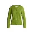 thumbnail image 6 of Free Assembly Women's and Women's Plus Cozy Yarn Welt Pocket Cable Cardigan Sweater, Midweight, Sizes XS-4X, 6 of 6