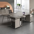 thumbnail image 3 of Drawers Study Work Desk Write Staff Executive Computer Modern Desk Reception Accessories Escritorio Ordenador Furniture HD50WD My Lux Decor Round, 3 of 31