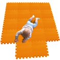 thumbnail image 1 of Alfombra Puzzle Play MQIAOHAM, 18 piezas, baldosas suaves de espuma para bebés, 1 of 6