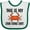White and Green, variant on Inktastic This is My Crab Eating Shirt Boys or Girls Baby Bib