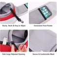 thumbnail image 2 of Arnés para perro, bolso colgante delantero, bolso de mano para cachorro de gato, viaje de malla transpirable, se adapta a bolsos de hombro para perros pequeños y medianos oso de fresa Hogar, 2 of 2