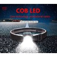thumbnail image 5 of Linterna frontal recargable por USB, linterna frontal LED de 3000 lúmenes con linterna frontal impermeable con luz roja de 3 modos ER, 5 of 5