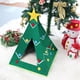 thumbnail image 4 of Decoraciones navideñas, adornos navideños, regalos navideños, casa del árbol de Navidad, fieltro, forma de árbol de Navidad, tienda de campaña, cueva, cama, jaula para perros, castillo nido para decor, 4 of 5