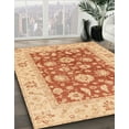 thumbnail image 2 of Ahgly Company Indoor Rectangle Abstract Bright Orange Oriental Area Rugs, 5' x 7', 2 of 6