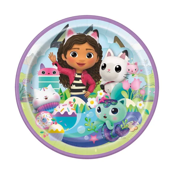 8ct Paper Party Dinner Plates