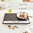 thumbnail image 2 of Cuisinart ICT-60P1 Plaque de Cuisson à Double Induction, Noir, 2 of 5
