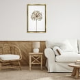 thumbnail image 3 of Stupell Industries Minimal Allium Bud Plants & Flowers Painting Gold Floater Framed Canvas Art Print Wall Art, 21 x 31, 3 of 10