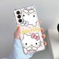 thumbnail image 1 of Cartoon Hello Kitty Cute Clear Case For Samsung Galaxy S22 S20 FE S23 S21 S10 S9 Plus Note 20 Ultra 10 Transparent Phone Shell LXY, 1 of 7