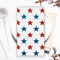 thumbnail image 5 of Independence Day Patriotic Kitchen Dish Towel, Soft Absorbent Tea Towel for Cooking, Baking, Counter Cleaning, Red White Blue Decor for 4th of July Holiday Kitchen & Dining, 24*16in, B, 5 of 6