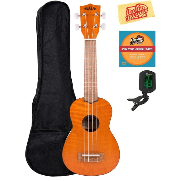 Kala KA-SEM Exotic Mahogany Soprano Ukulele w/ Gig Bag