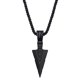 thumbnail image 1 of Collar de Cadena TQEHS Hip Hop Rock Punk Negro R5 N FA L7X9, 1 of 1