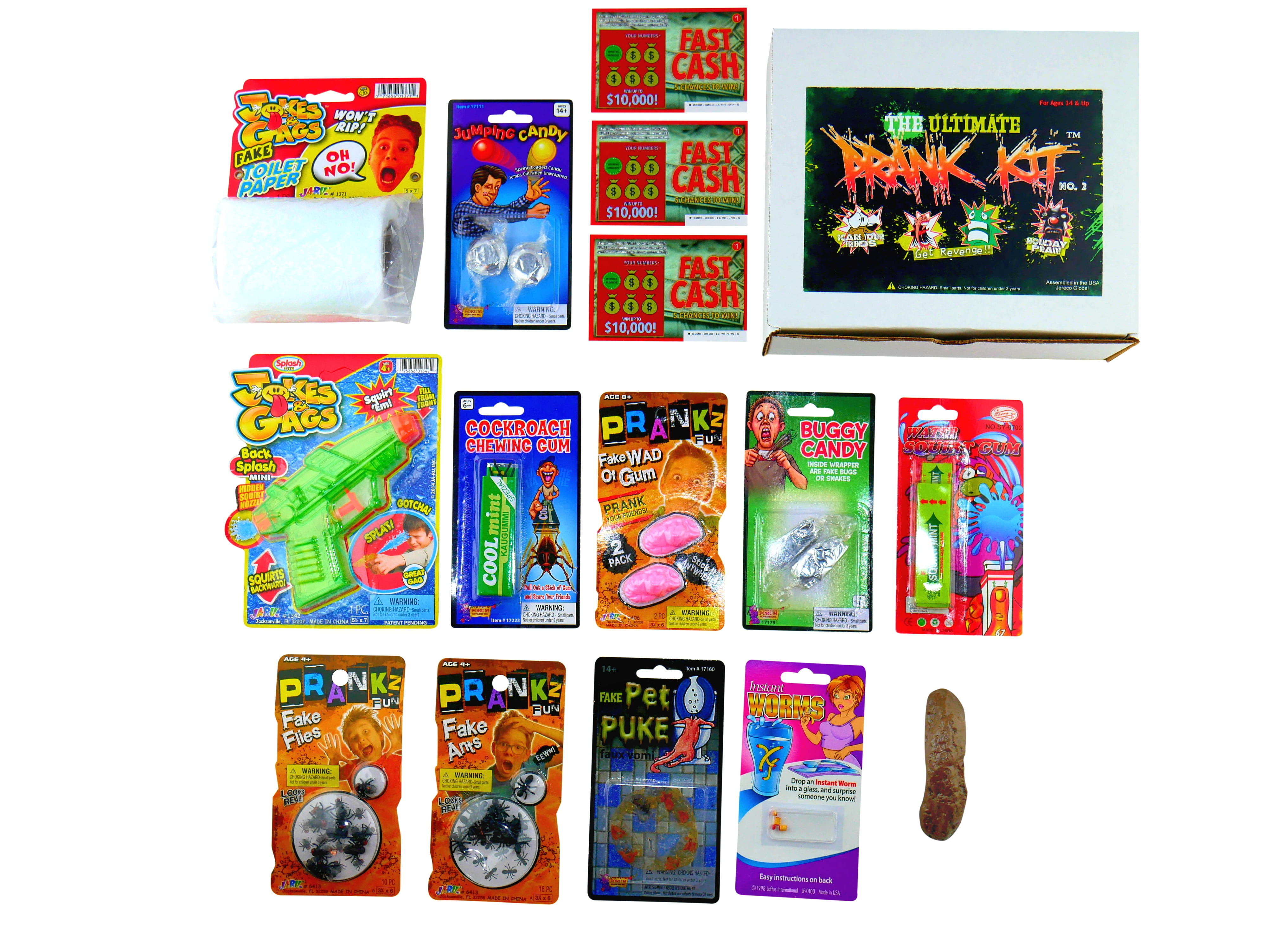 Complete Ultimate Fart Joke Kit Novelty Fun Toy Set Secret Santa Gag Funny Gift 