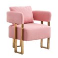 thumbnail image 6 of Pink Teddy Single Seat Chair with Durable Fabric | Suitable for Various Rooms, Easy to Maintain, 6 of 6