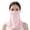 Pink, variant on UPF 50+ Cooling Breathable Full Face & Neck Sun Mask, Lightweight UV Protection for Women Driving Gardening Golf