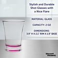 thumbnail image 4 of Shot Glasses 2 oz. Set of 10, Bulk Pack - Great for Wedding, Party, Birthday, Gifts - Pink, 4 of 5