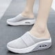 thumbnail image 3 of Zapatillas de cuña transpirables para mujer, sandalias Premium antideslizantes, zapatos de plataforma informales Vintage, toboganes de talla grande, verano 2024, 3 of 5
