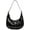 Black, variant on Cute Tote Handbag Crescent Shoulder Bags for Women Under the Arm Purses Mini Clutch Purse with Zipper Closure
