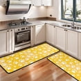 thumbnail image 3 of Kitchen Rugs Sets Of 2,Yellow Dog Paw Footprint Anti Fatigue Kitchen Mat Rugs Non Slip Washable,Decorative Kitchen Floor Mats for Kitchen,Sink,Laundry,17"x47"+17"x47", 3 of 5