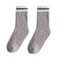 thumbnail image 2 of OVBMPZD Girls Socks Crew Fall Coffee Fuzzy Thermal Winter Socks Moisture Wicking Socks Women, 2 of 2