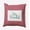 Haute Red, variant on 18" x 18" Simply Daisy Feliz Navidad Ticking Polyester Accent Pillow, Haute Red Qty 1
