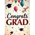 thumbnail image 4 of Graduation Party Banner Backdrop Congrats Grad Celebration Decorations Photo Booth School Event Background Supplies Ceremony Decors, 4 of 4
